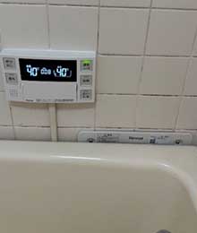 壁貫通型給湯器の写真