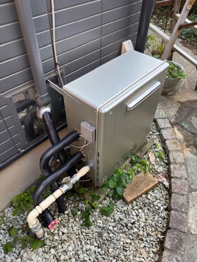 船橋市丸山-GT-C2472AR-1 BL-施工後 給湯器交換