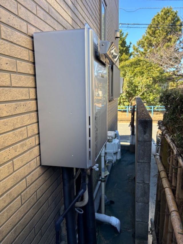 千葉市美浜区幕張西-RUF-E240ESAW-施工後 給湯器交換