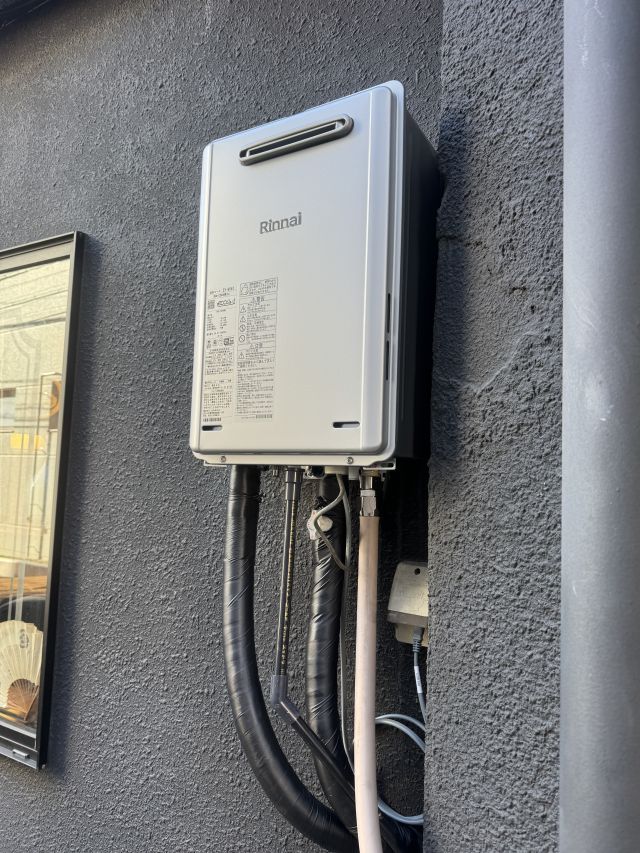 船橋市西船-RUX-E2406W(A)-施工後 給湯器交換